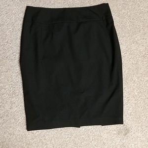 Black pencil skirt